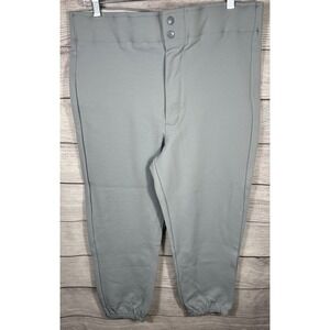 Russell Athletic Baseball Pants Mens L Gray Knicker Style USA Made